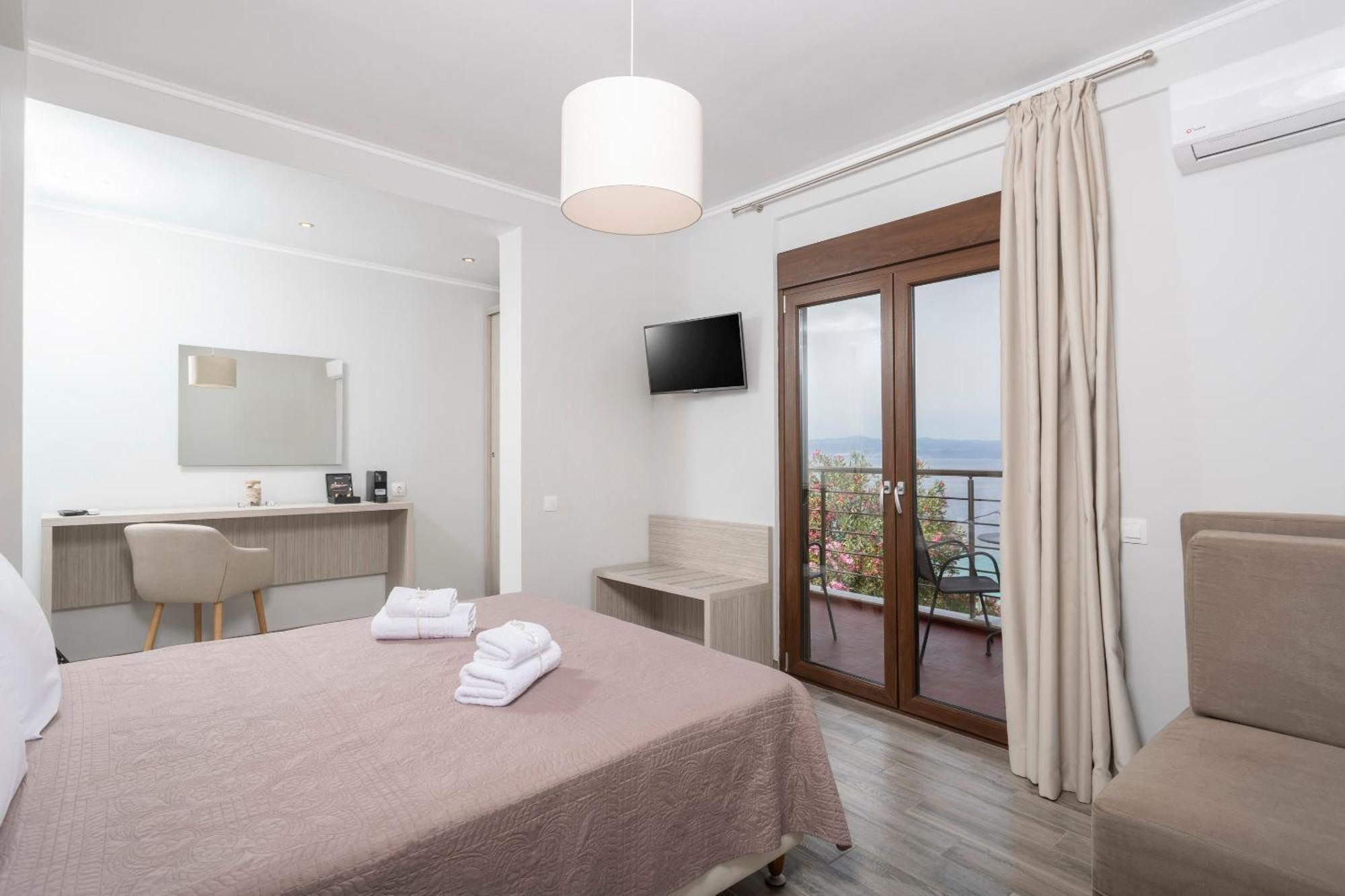 Sea View Apollo Apartments & Studios In Афитос Экстерьер фото