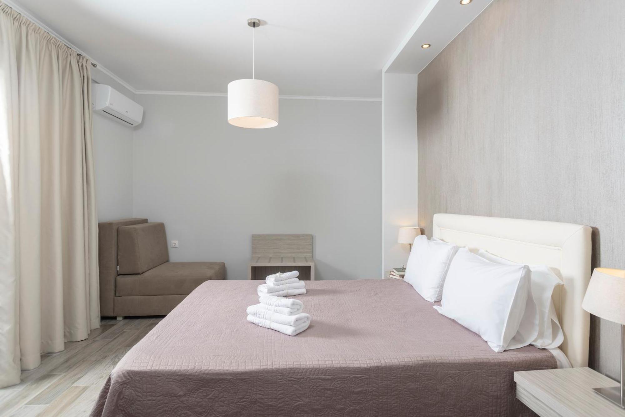 Sea View Apollo Apartments & Studios In Афитос Экстерьер фото