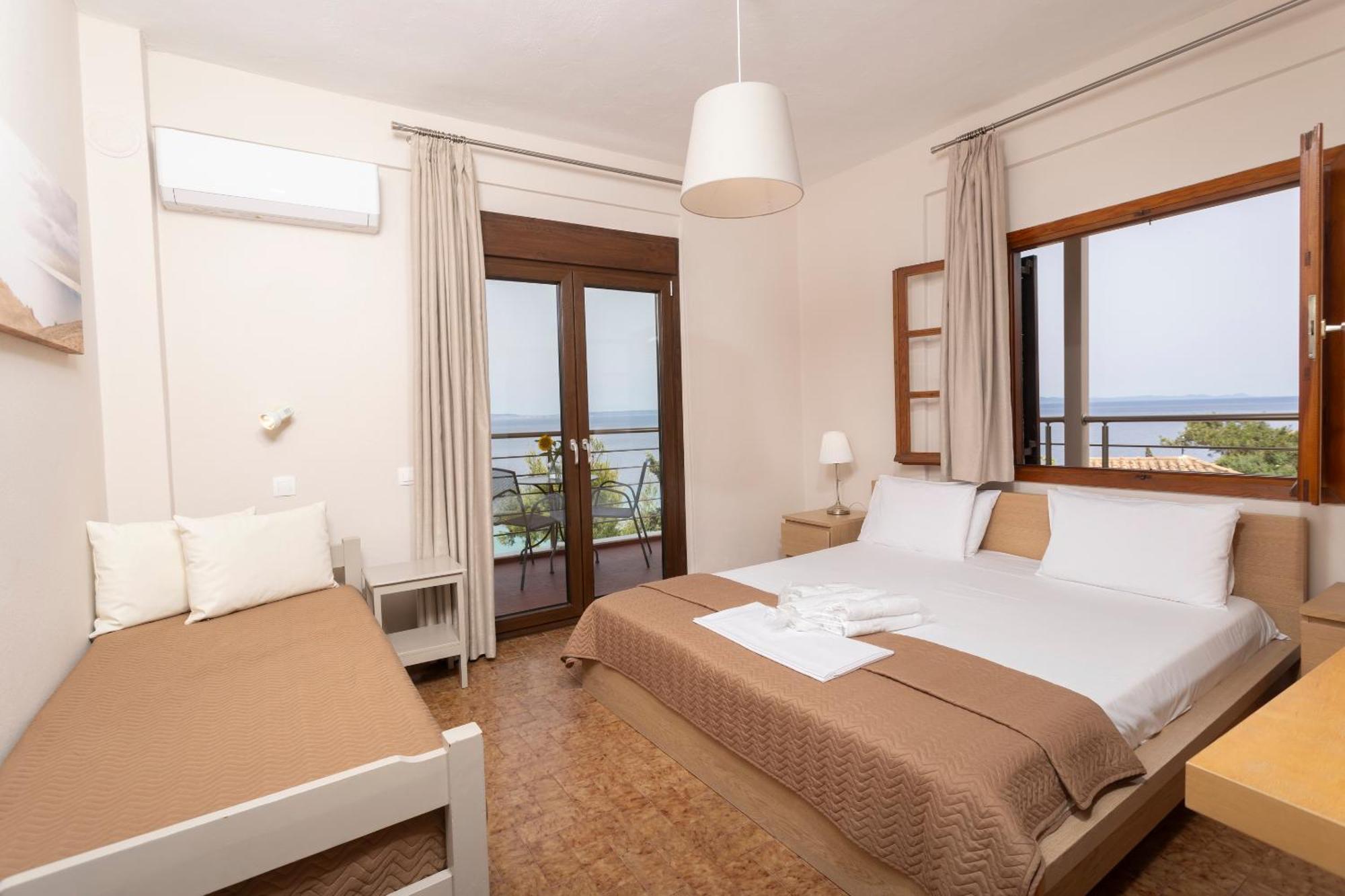 Sea View Apollo Apartments & Studios In Афитос Экстерьер фото