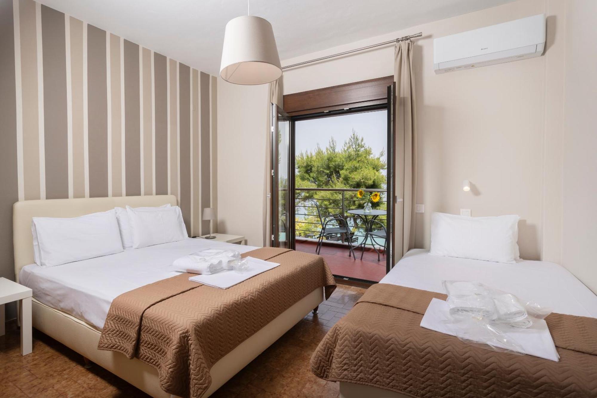 Sea View Apollo Apartments & Studios In Афитос Экстерьер фото